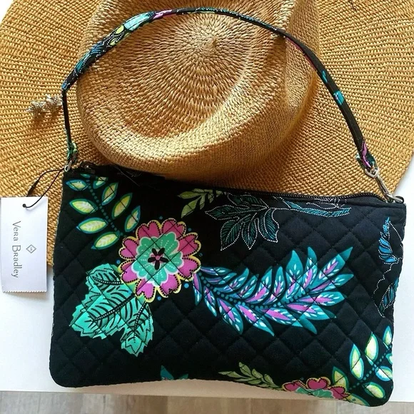 Vera Bradley Island Green Convertible Wristlet - Picture 2 of 8